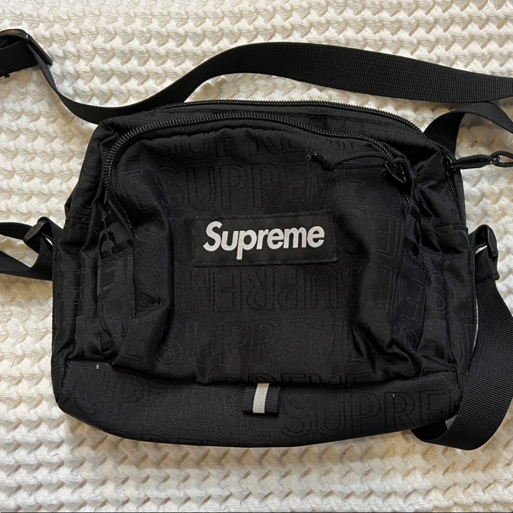 Supreme Black Belt Bag